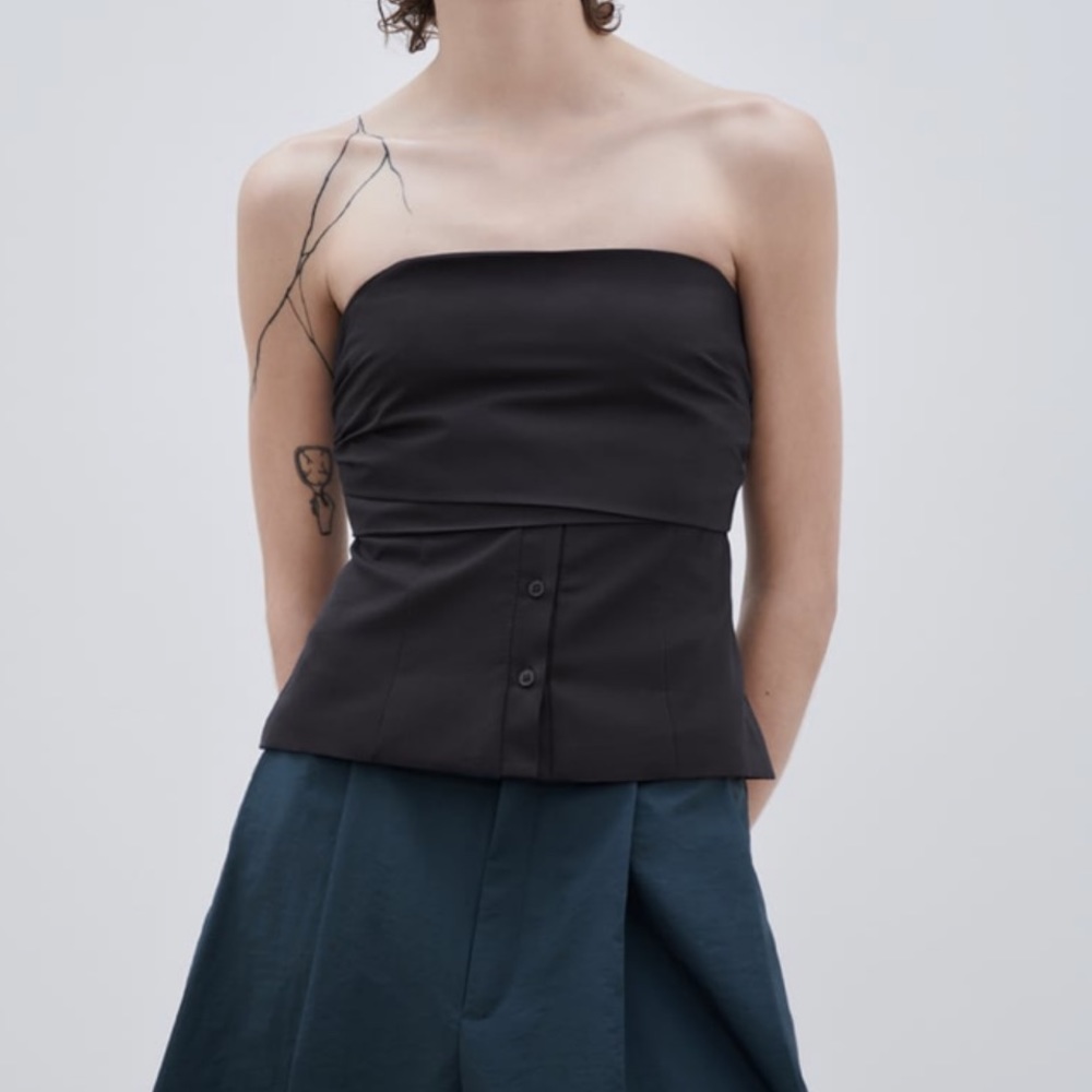 Zara Strapless Top